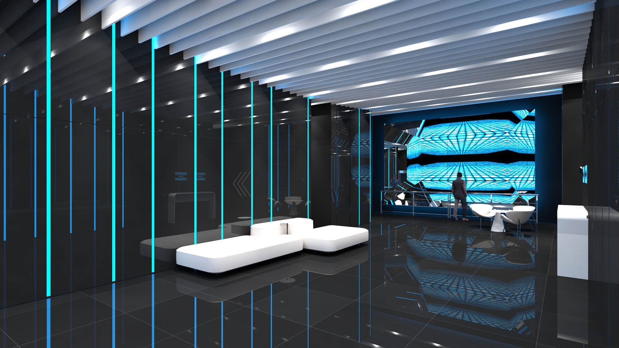 Hall. Edificio oficinas